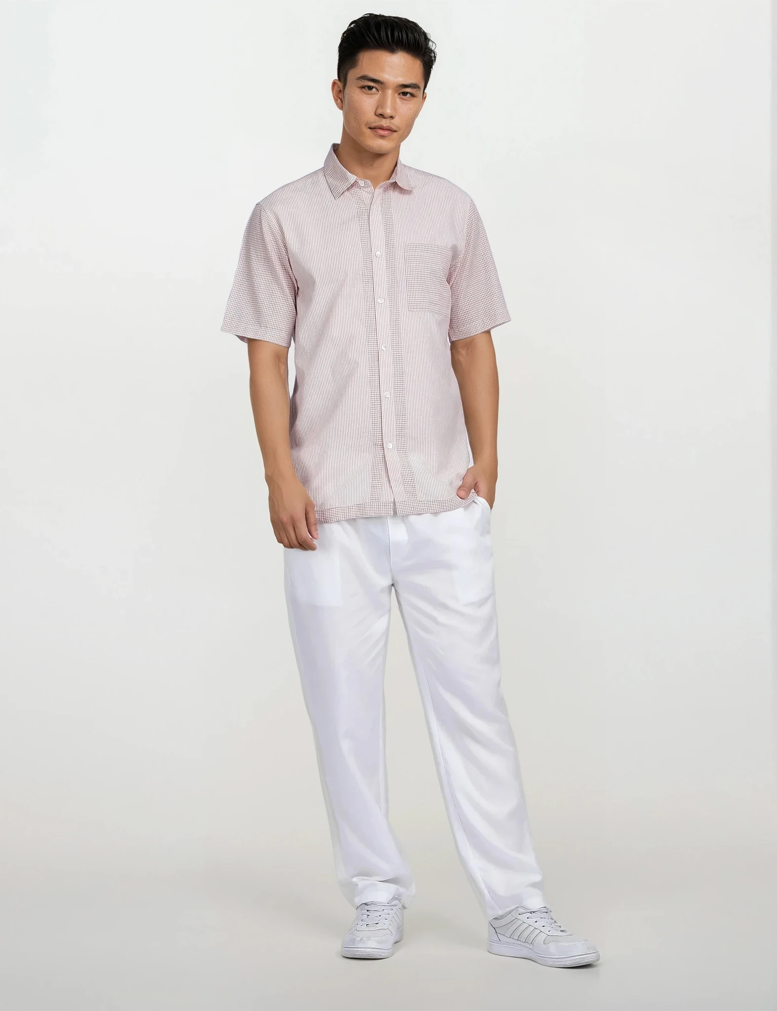 Business Check Luxury Cotton Shirts for Men