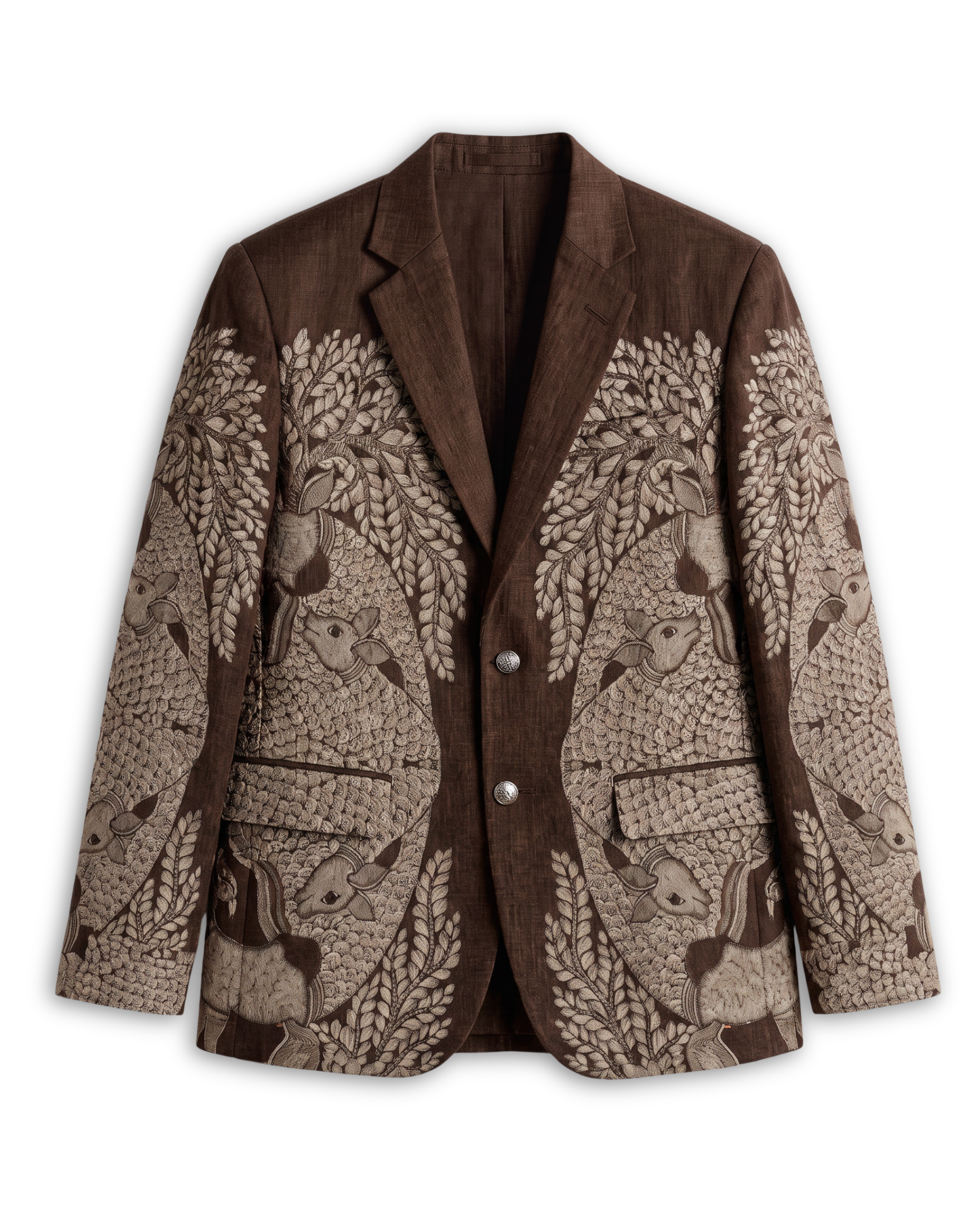Gond Life Jacket Men Brown