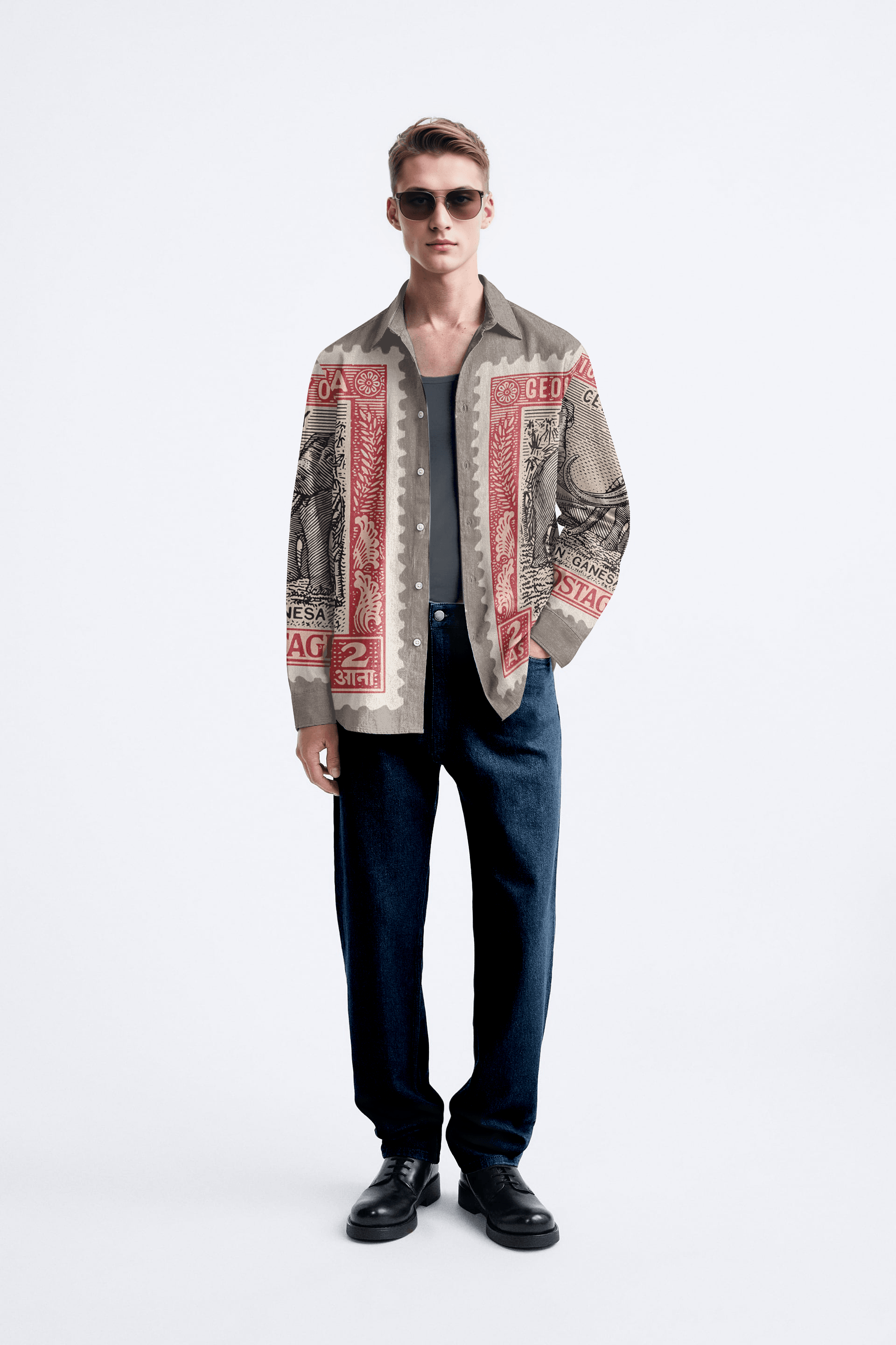 Roseplant Shirt Contemporary Fashion For Sale