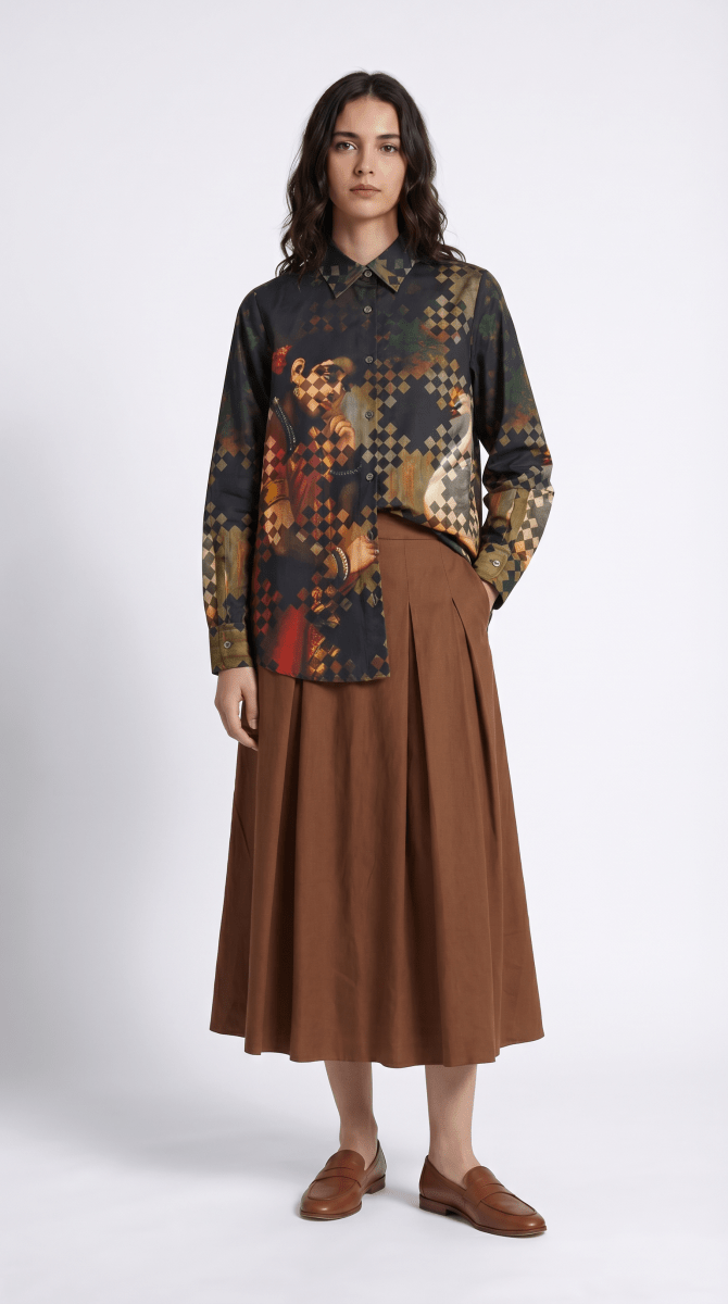 Damayanti Shirt Women - Damayanti's Secret Shirt for Women - Luxury Designer | Soft Cotton or Pure Linen - Naymish Designs