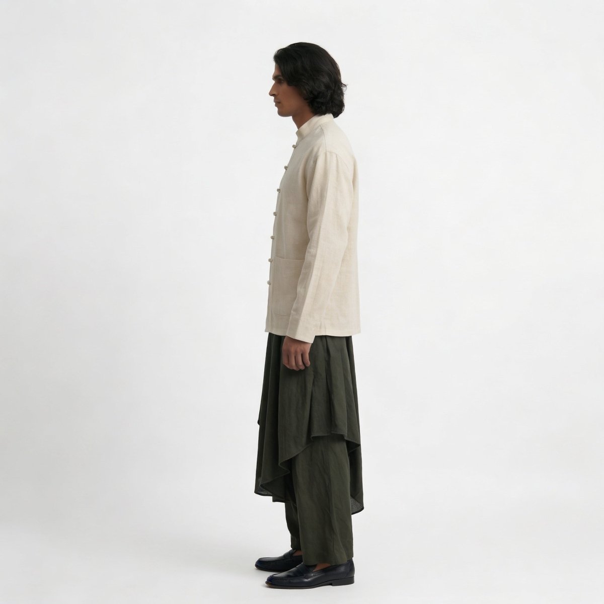 Frill Pants Black Men - Naymish Designs