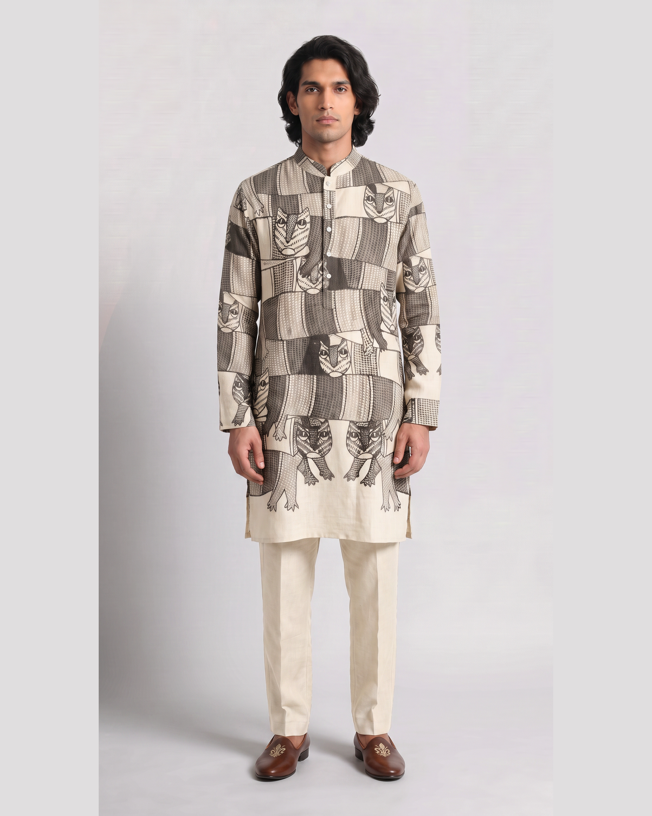 Gond Forest Kurta Men