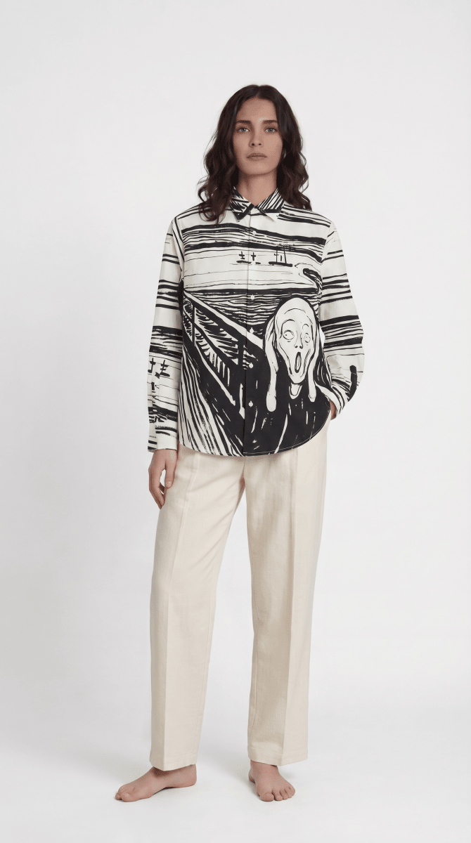 Scream - Women - Off White Available in Cotton and Linen - Naymish Designs