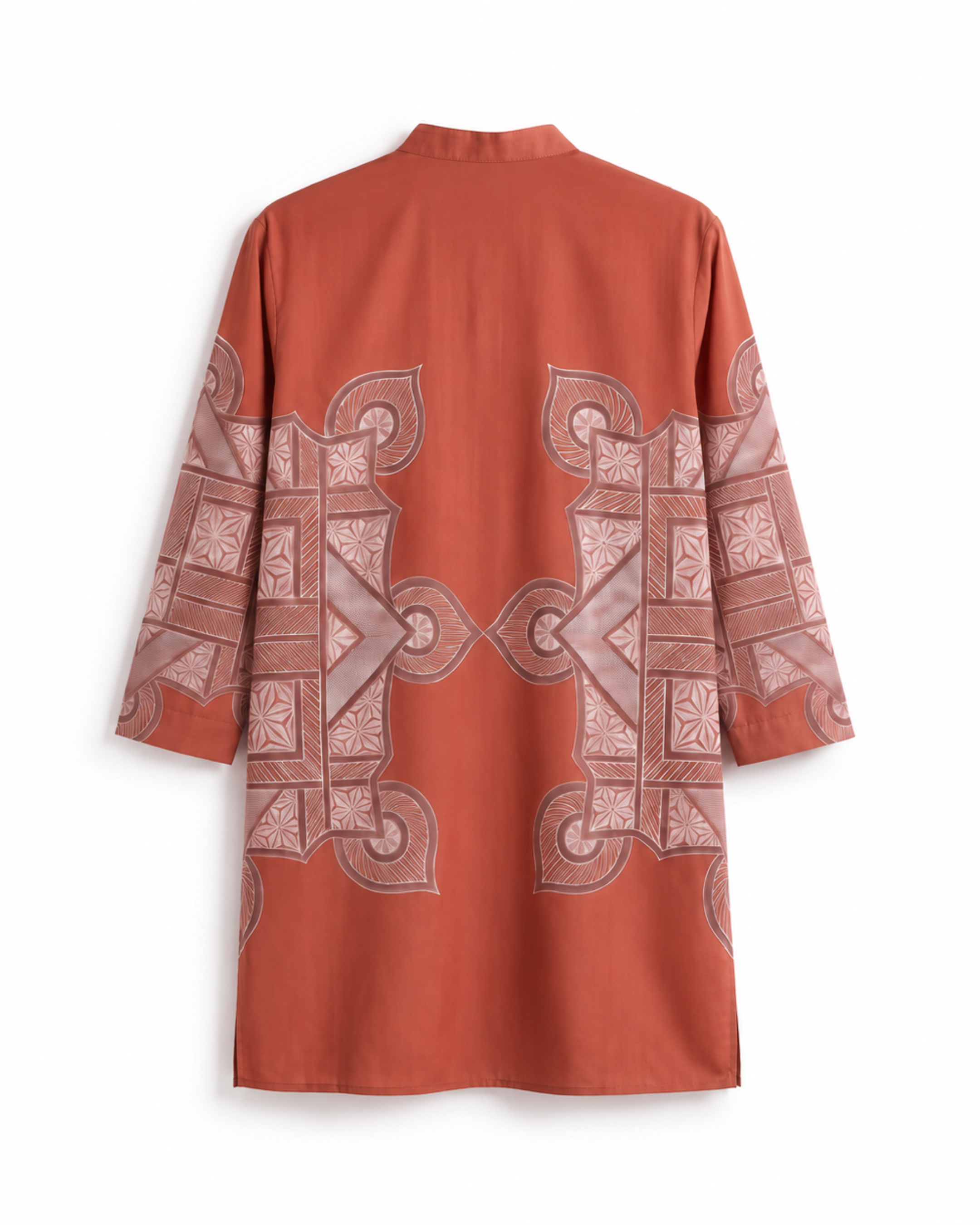 Terra Rangoli Kurta Set Men - Red