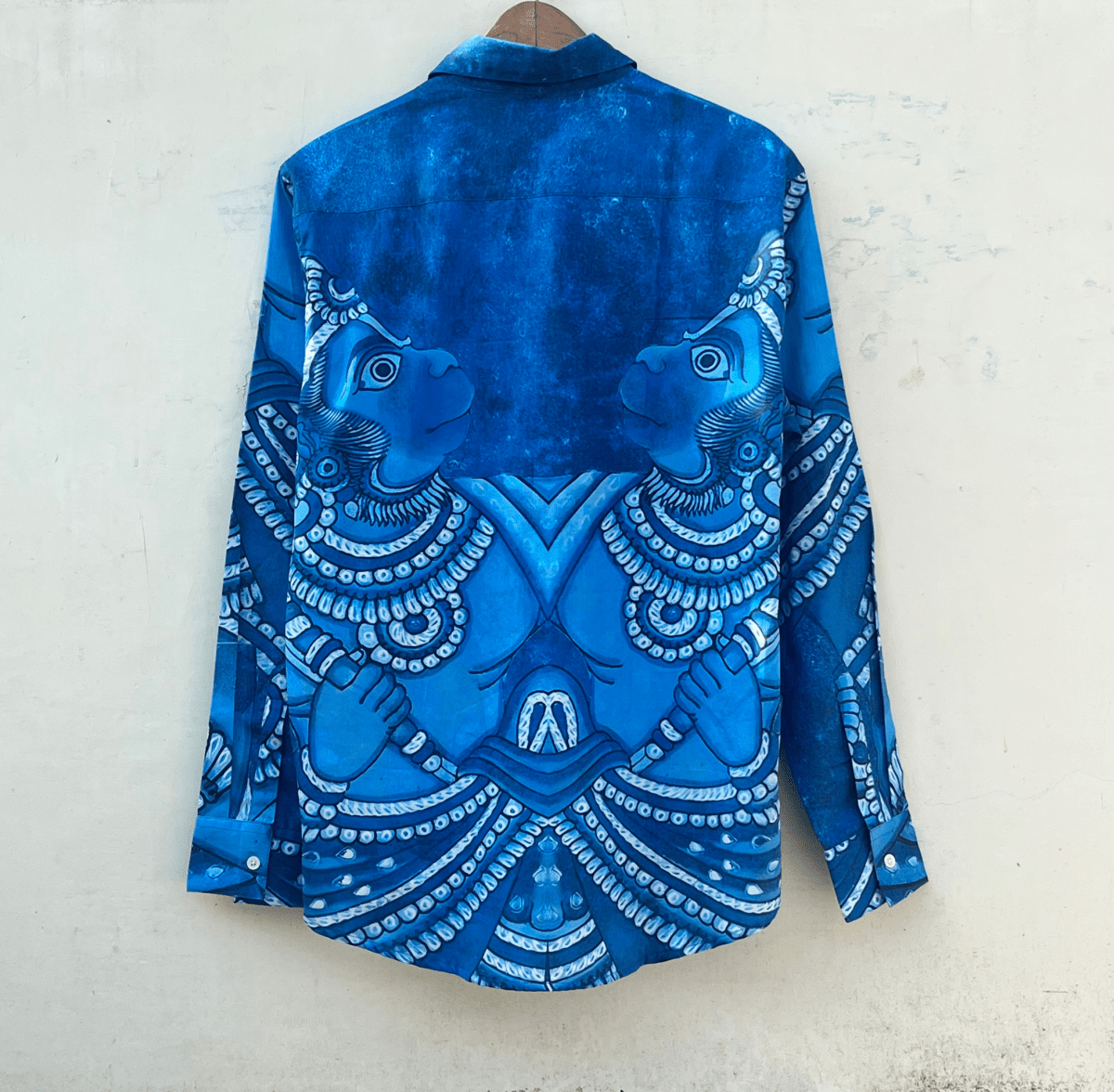 Vanaryugalam Women Shirt - Blue - Cotton or Linen - Naymish Designs
