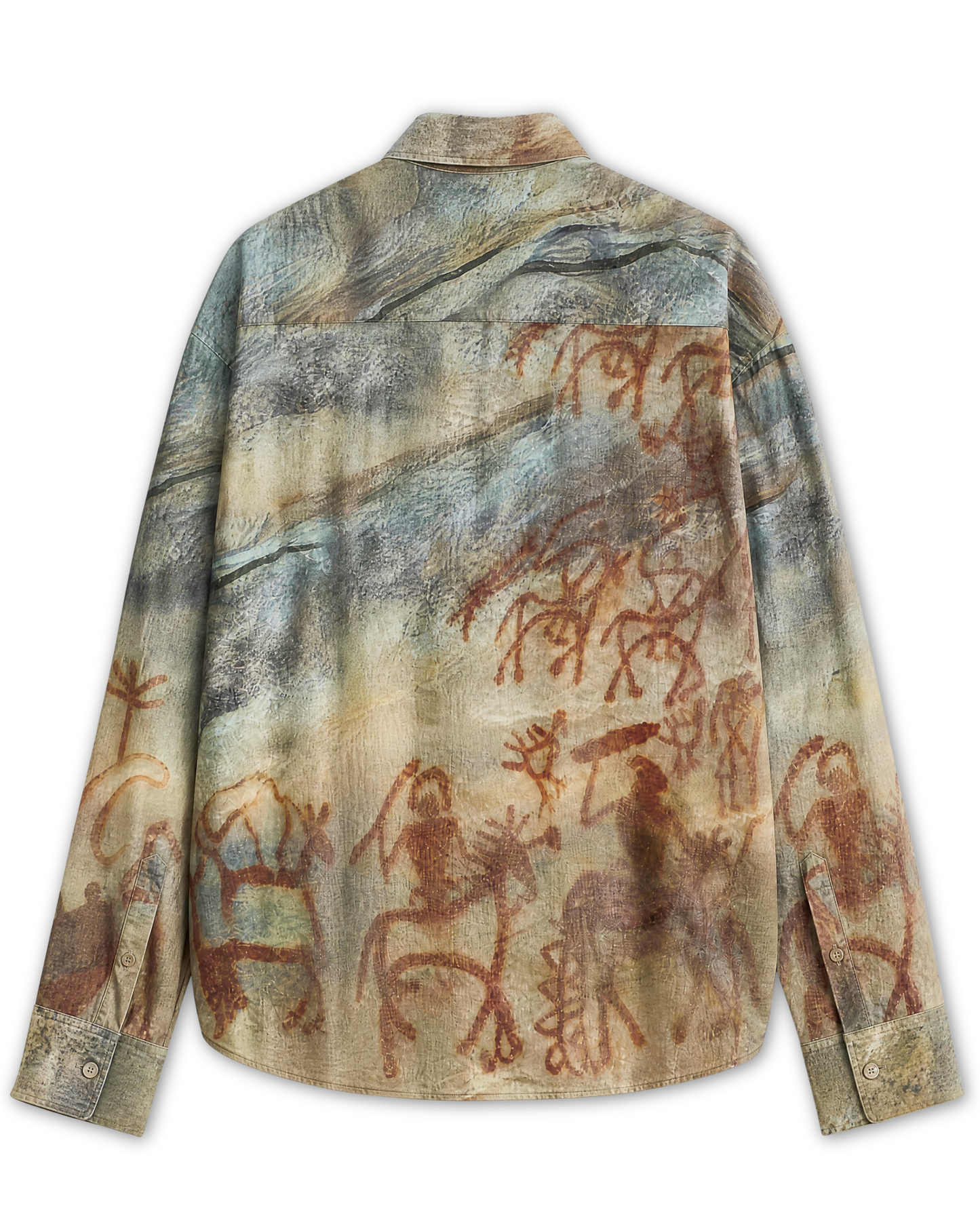 Bhimbetka Rock Art Shirt for Men