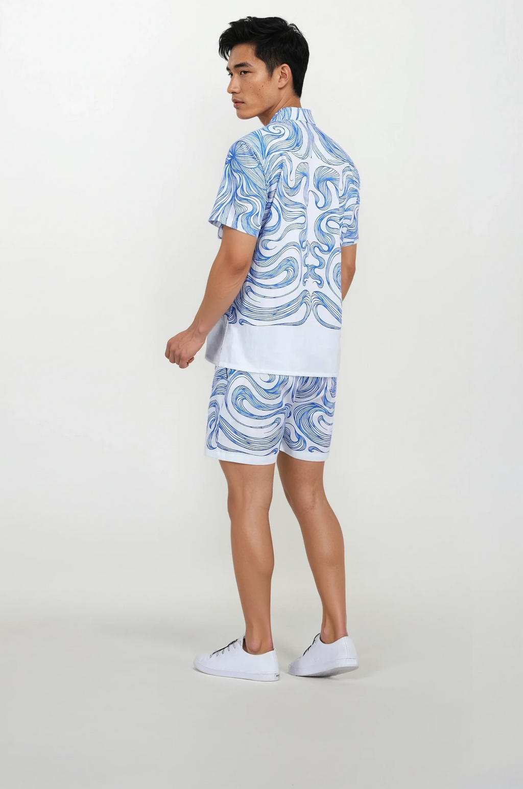 Song of River White Luxury Coord Sets for Men