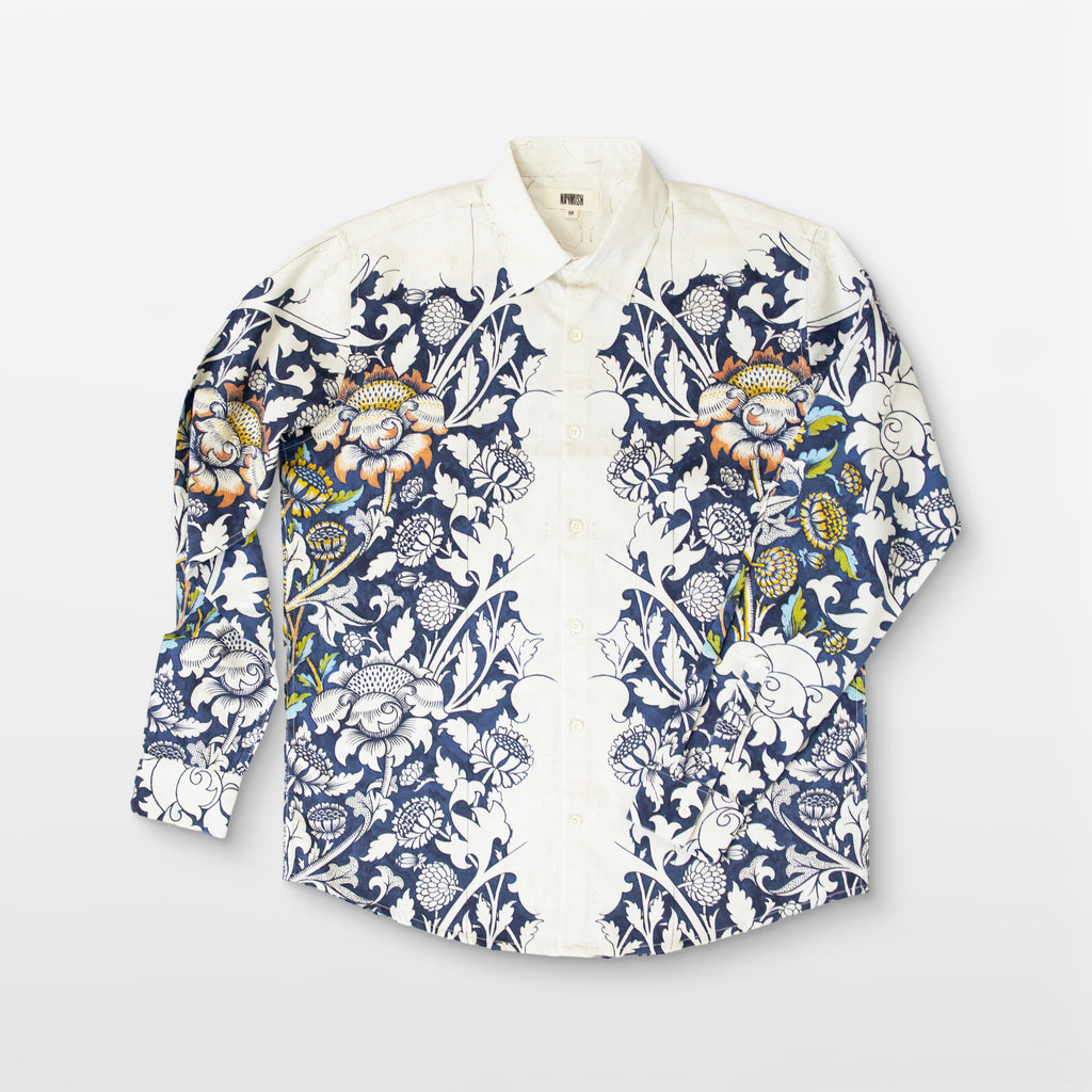 Womens' shirt - "Unfinished"  - Button Down Casual Tops