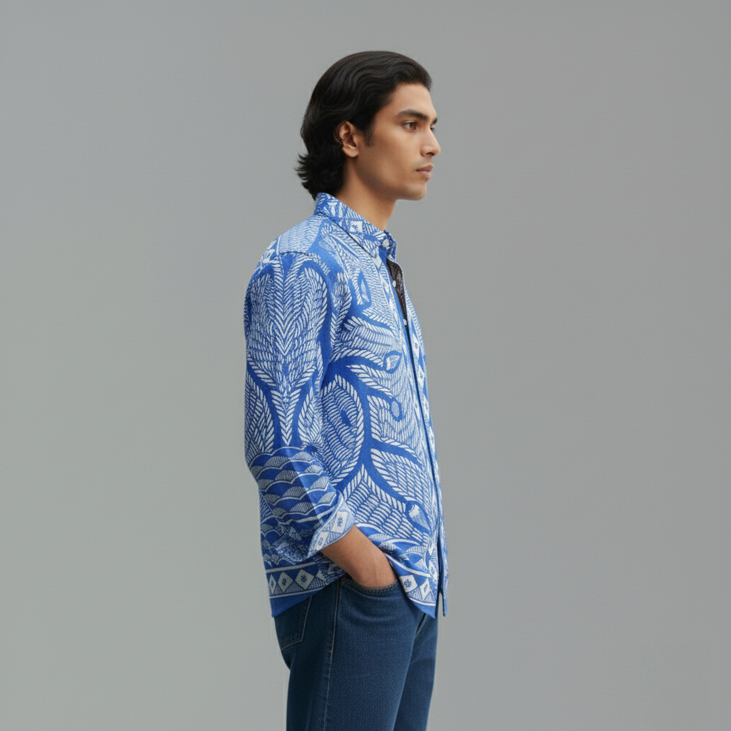 Madhubani Shirt Full Sleeved