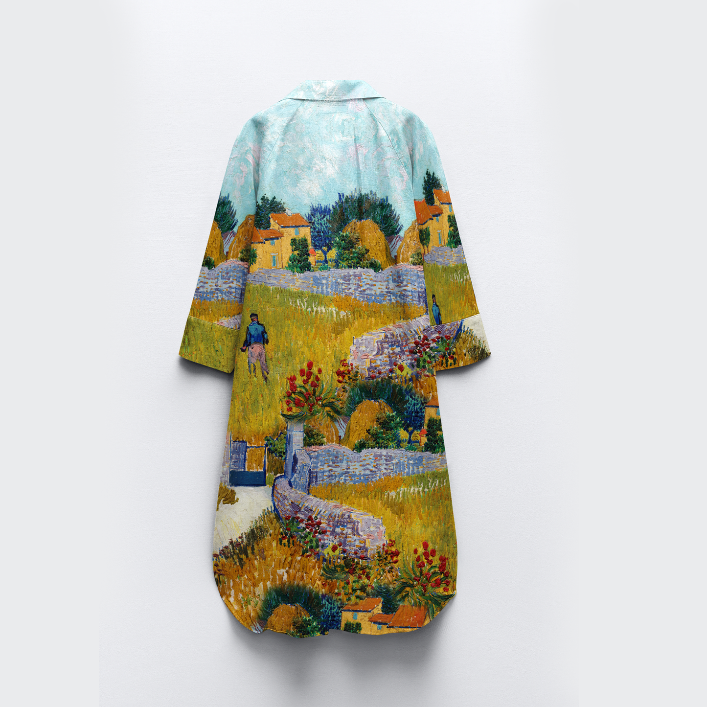 Van Gogh Button Down Dress