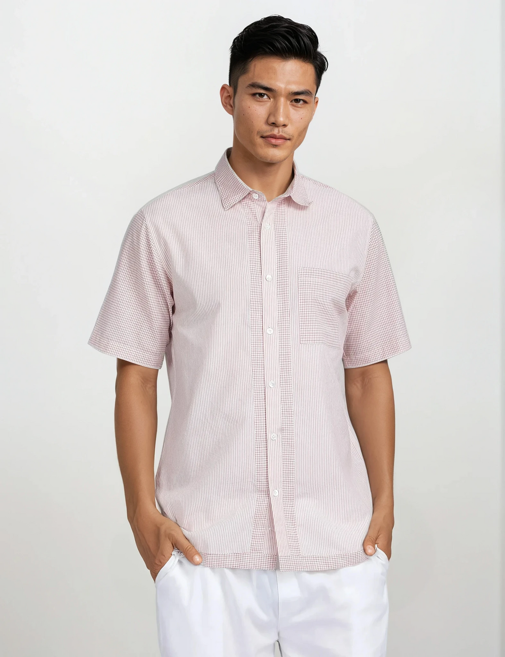 Business Check Luxury Cotton Shirts for Men