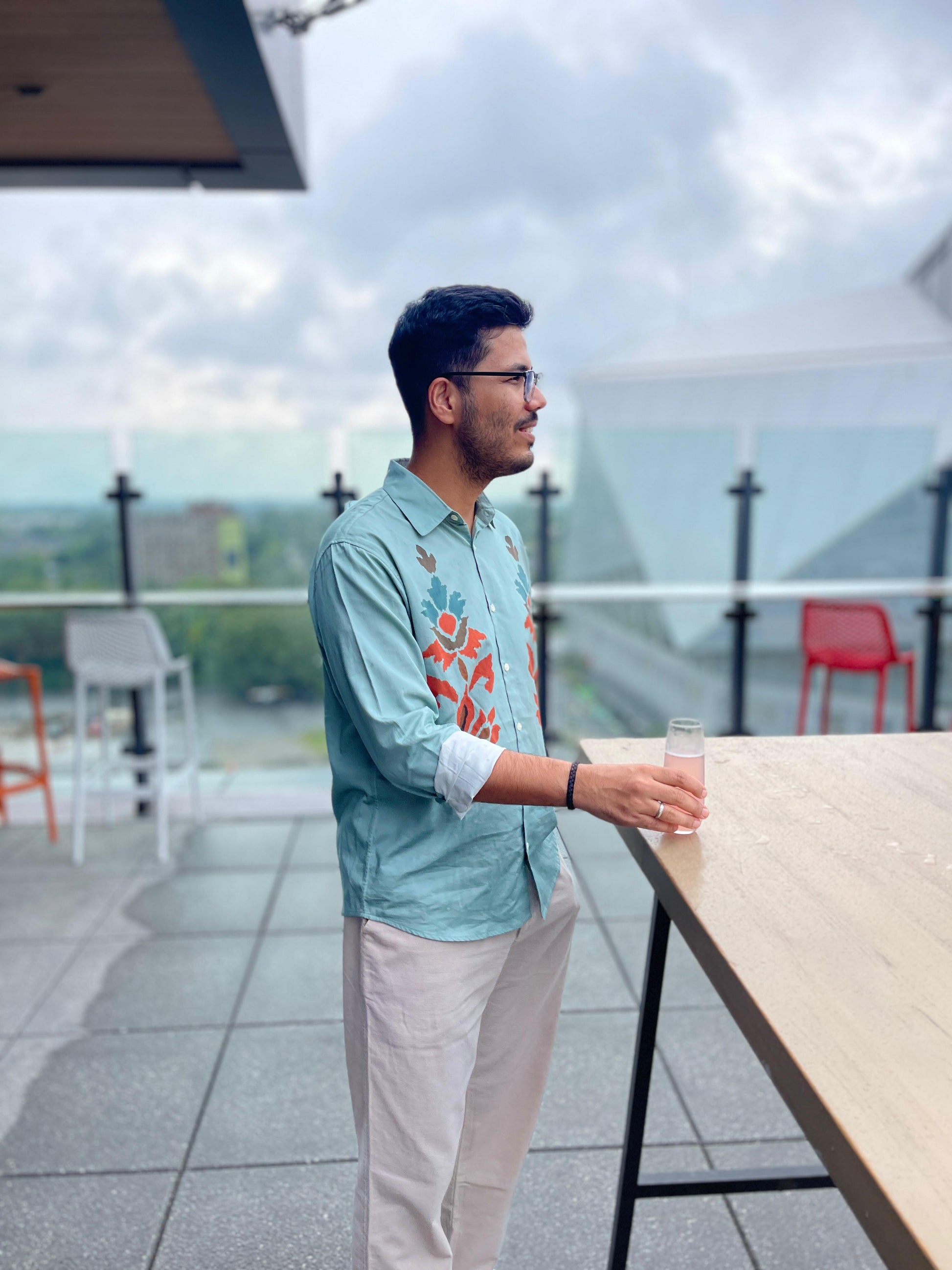 Ethereal Blossom - Resort Shirt Men