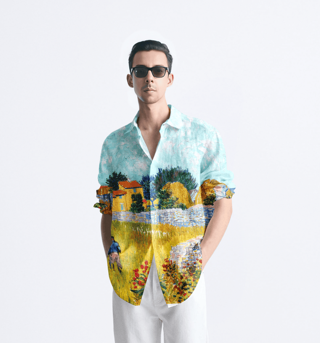 Fabric - Cotton
Fit - Comfortable
Size - XS, S, M, L, XL, XXL, 3XL
Party shirts for men
Luxury party wear shirts
Sunflower shirt
Men's shirts party
Van Gogh shirt
Party wear shirts for men
Luxury Shirts for Men
Premium
Best
Summer 
Cotton
Soft
Free Delivery
Party Wear
Brunch Dinner Evening Wear 
Free Delivery 
7 Day return
Free Size Exchanges
