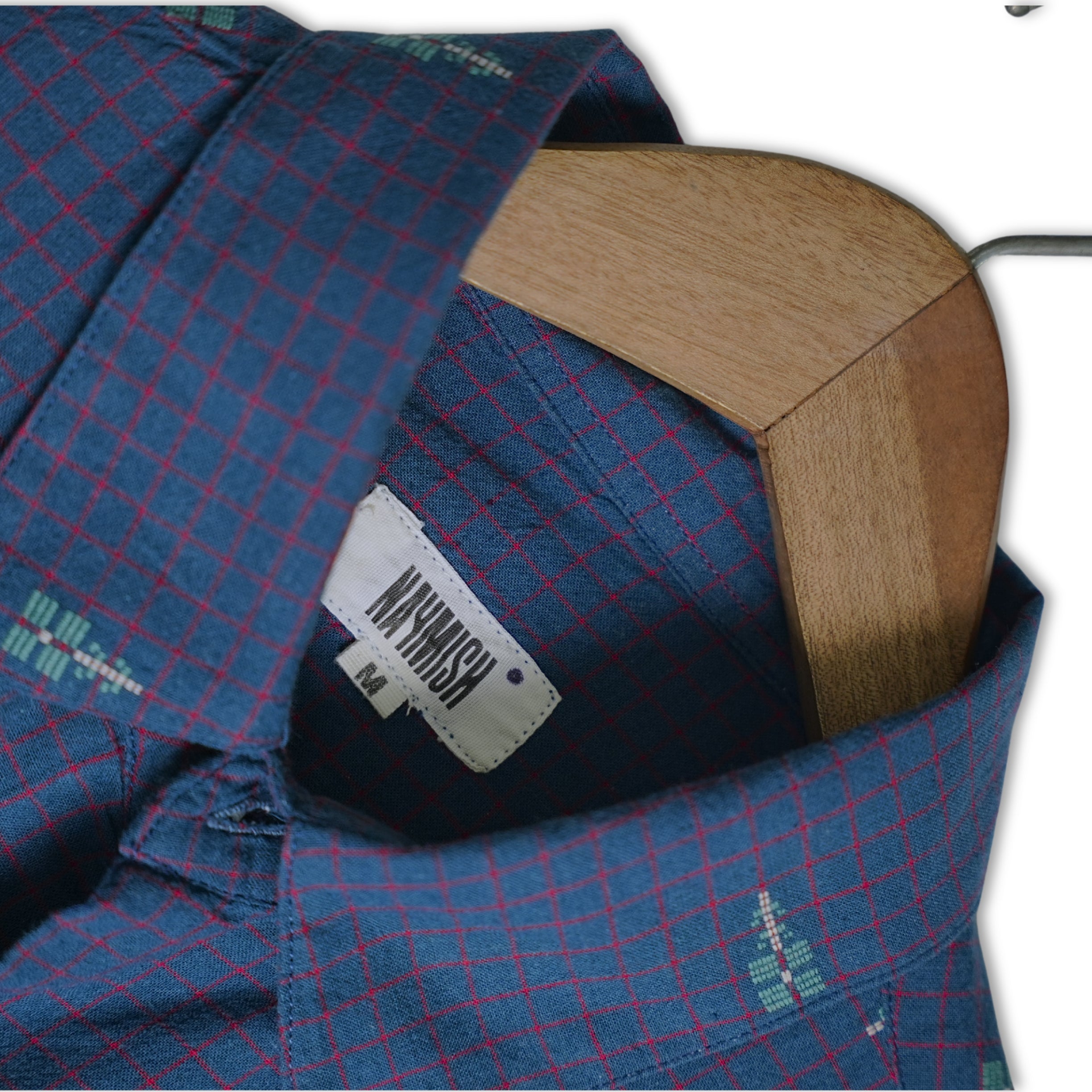 Jamdani Blue Shirt