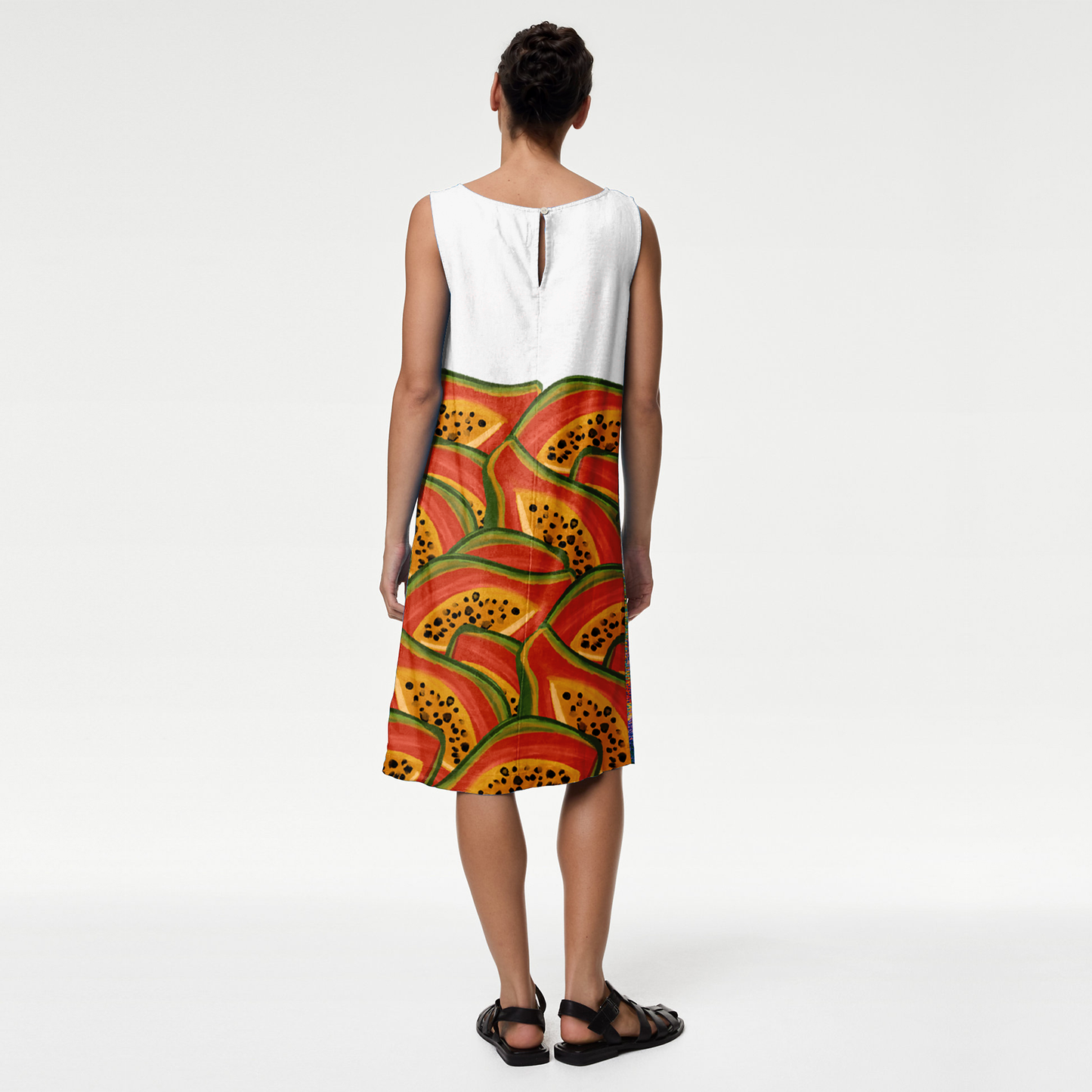 Papaya Shift Dress