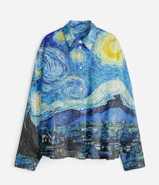 Starry Night Button Up Shirt
