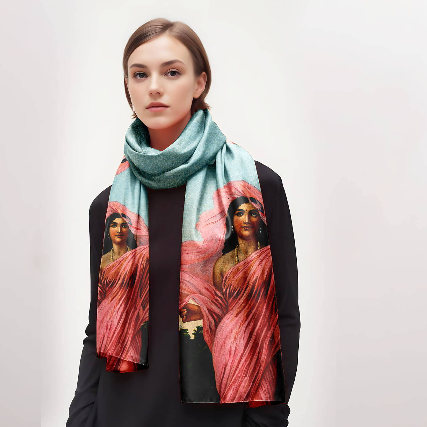 Padmini the Lotus Lady Scarf