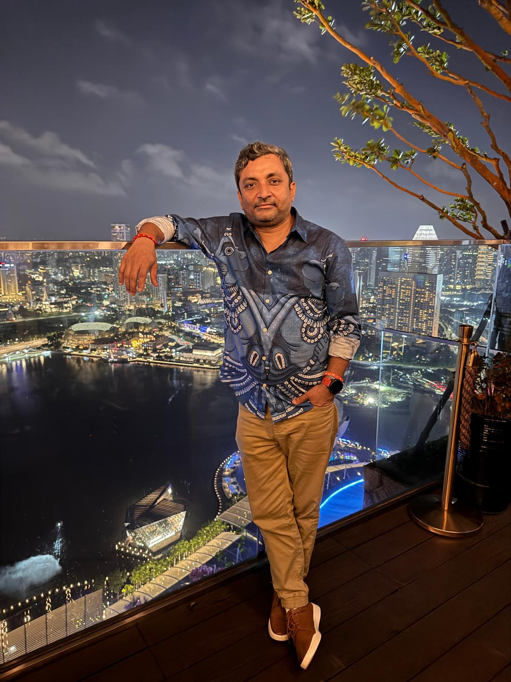 Vanaryugalam Shirt Blue