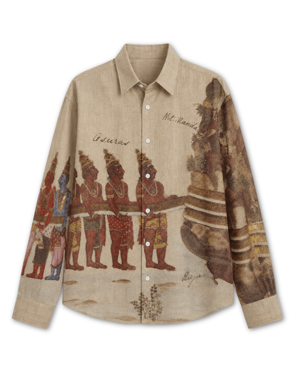 Asuras Vintage Shirt for Men - Naymish Designs