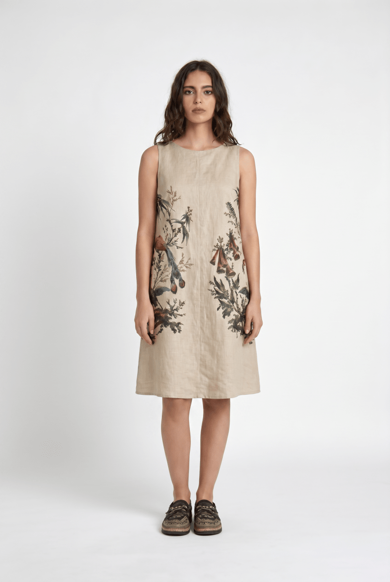 Aviary Bloom A-Line Dress Women - Naymish Designs