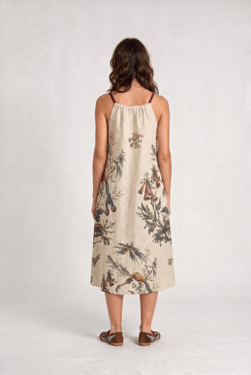 Aviary Bloom A-Line Dress Women - Naymish Designs