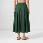 Basic Skirt Women - Green - Naymish Designs