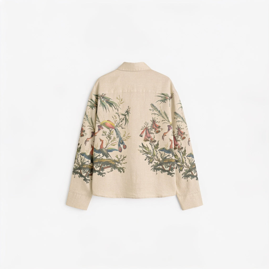 Aviary Bloom Shirt Men - back view