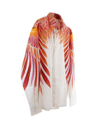 Birds of Flight White Shirt for Women - Naymish Designs