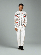 Blissful Meadow - Luxury Designer Shirt | Soft Cotton or Pure Linen | Partywear shirt for Men - Naymish Designs