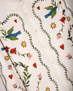 Blissful Meadow - Luxury Designer Shirt | Soft Cotton or Pure Linen | Partywear shirt for Men - Naymish Designs
