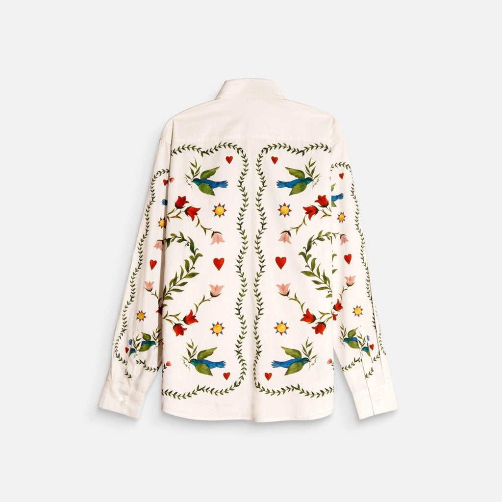 Blissful Meadow - Luxury Designer Shirt | Soft Cotton or Pure Linen | Partywear shirt for Men - Naymish Designs