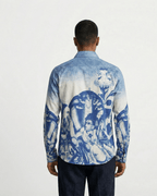 Brahma Shirt Men - Luxury Designer Shirt | Pure Linen | Partywear shirt for Men - Naymish Designs