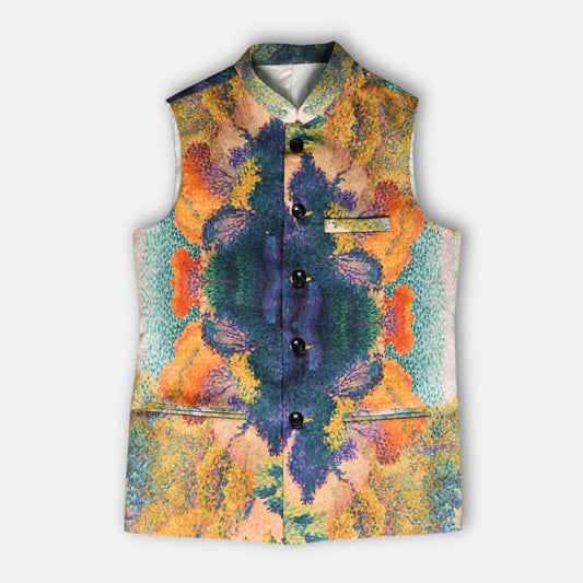 Cross Nehru Jacket - Naymish Designs