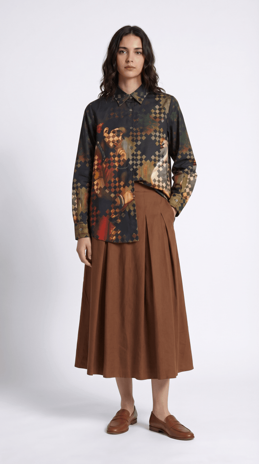 Damayanti Shirt Women - Damayanti's Secret Shirt for Women - Luxury Designer | Soft Cotton or Pure Linen  - Naymish Designs