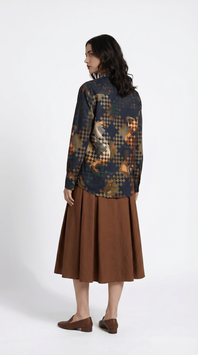 Damayanti Shirt Women - Damayanti's Secret Shirt for Women - Luxury Designer | Soft Cotton or Pure Linen  - Naymish Designs