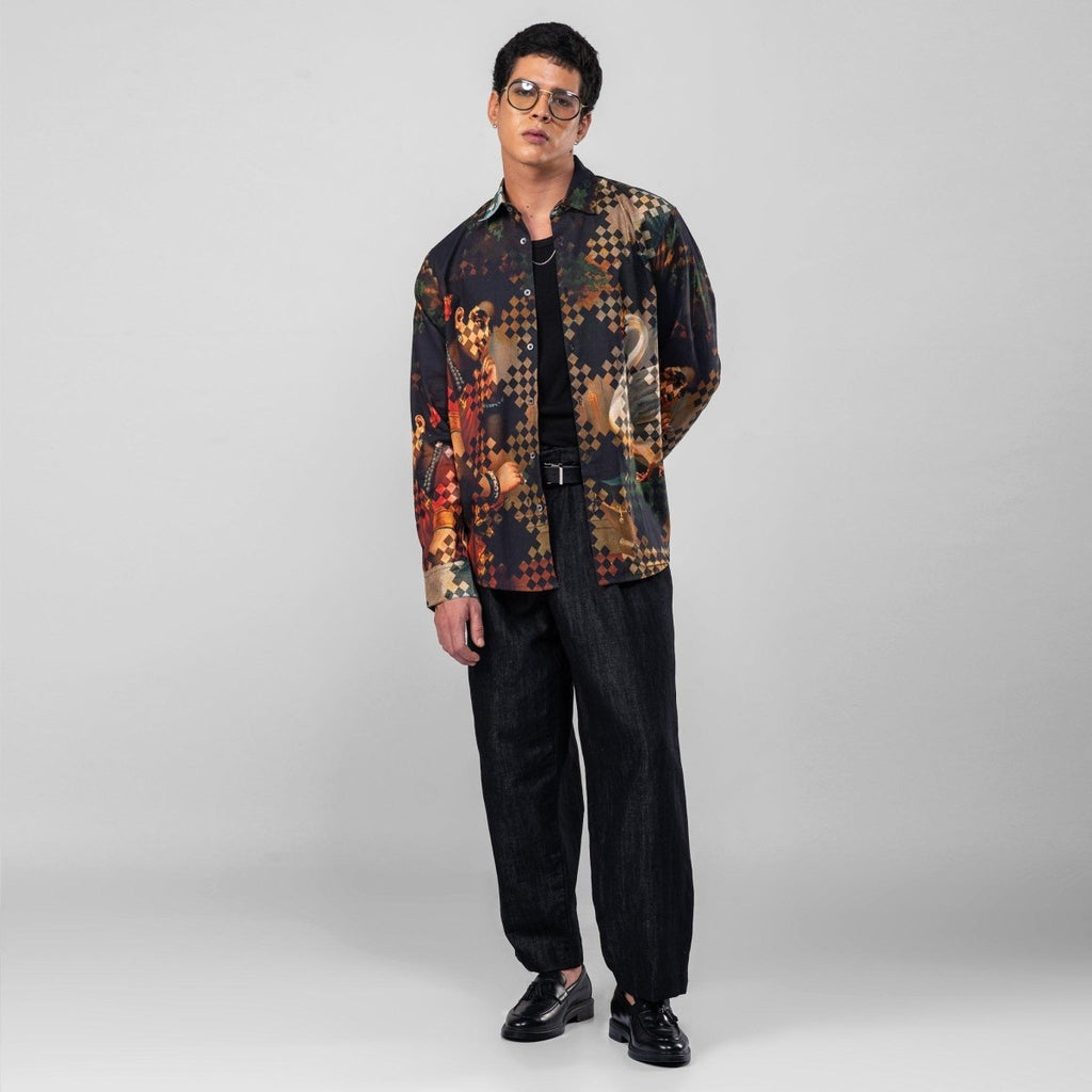 Damayanti's Secret - Luxury Designer Shirt | Soft Cotton or Pure Linen | Partywear shirt for Men - Naymish Designs