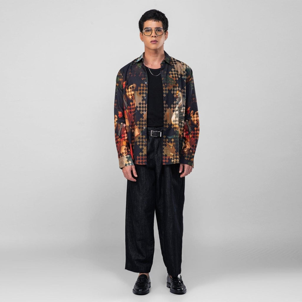 Damayanti's Secret - Luxury Designer Shirt | Soft Cotton or Pure Linen | Partywear shirt for Men - Naymish Designs