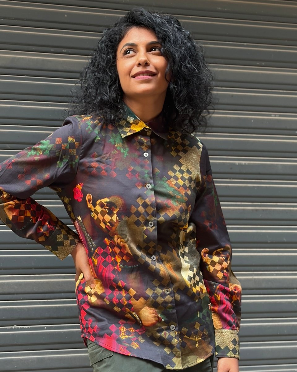 Damayanti's Secret Shirt for Women - Luxury Designer | Soft Cotton or Pure Linen  - Naymish Designs
