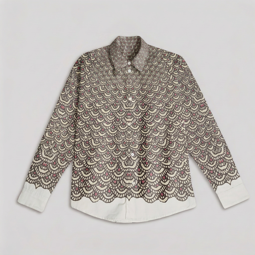 Fish Scale Shirt shared flat front view alternate