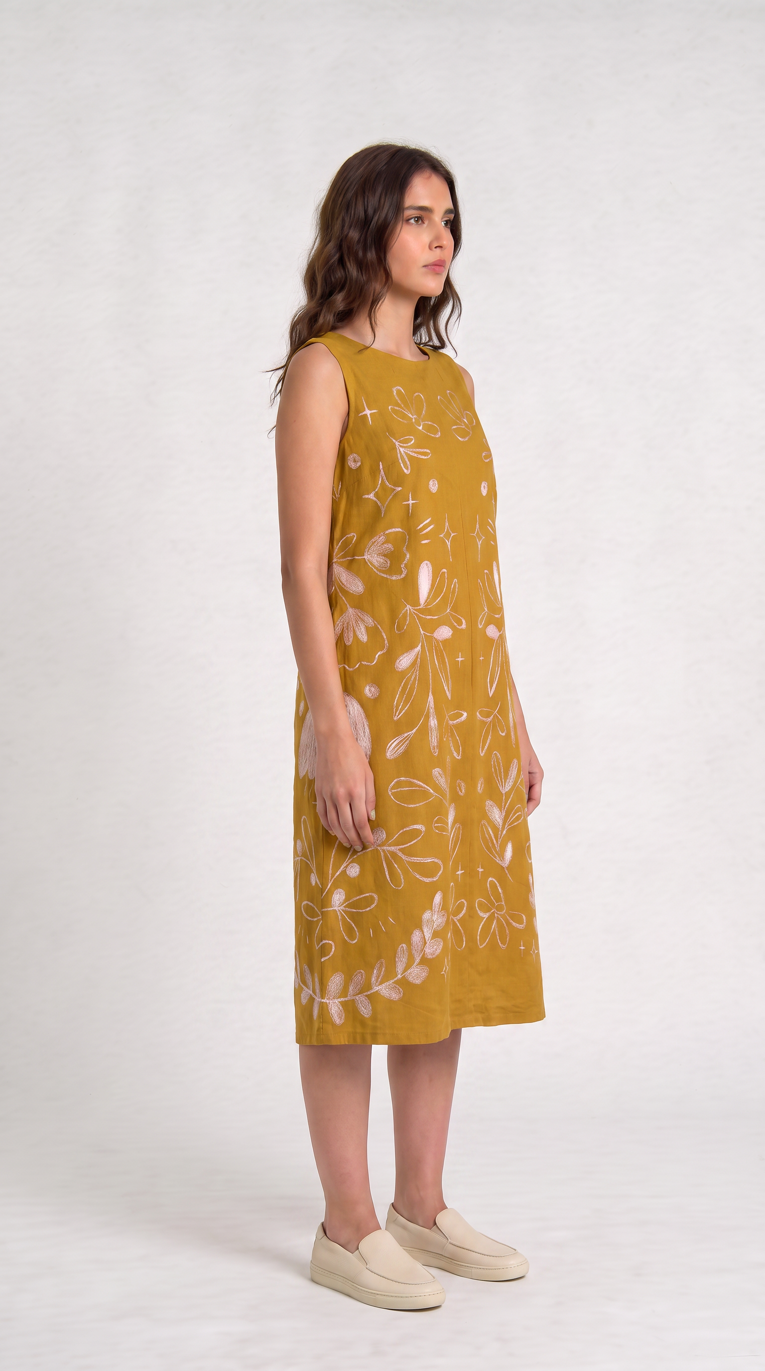Flowerchild Dress Yellow women