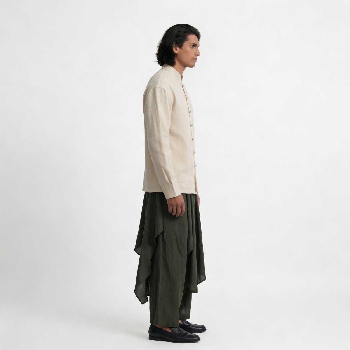Frill Pants Black Men - Naymish Designs