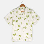 Geranium Half Sleeve Shirt for Men - Naymish Designs