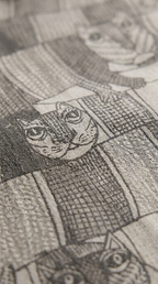 Gond Forest print closeup detail