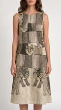 Gond Forest Dress Women front view