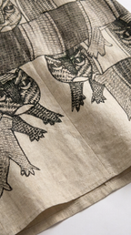 Gond Forest fabric closeup detail