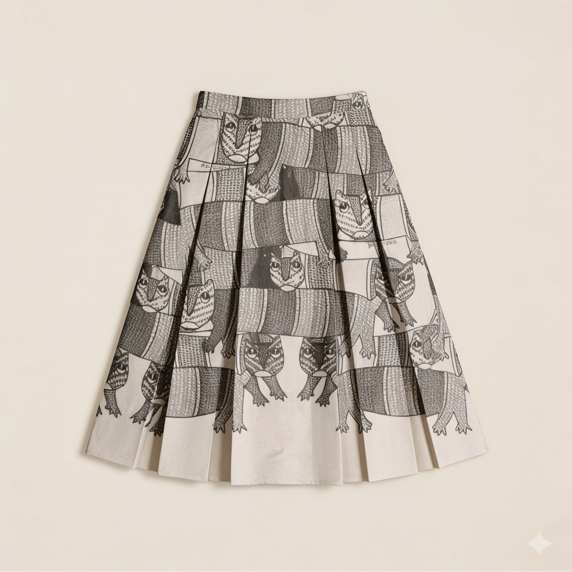 Gond Forest Skirt Women flat front view