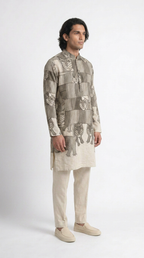 Gond Forest Kurta Men side model view