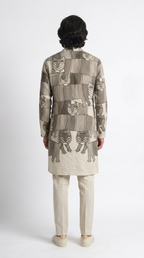 Gond Forest Kurta Men back view