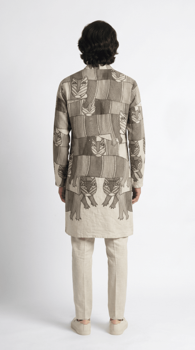 Gond Forest Kurta Men - Naymish Designs