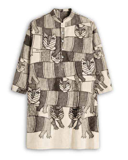 Gond Forest Kurta Men - Naymish Designs